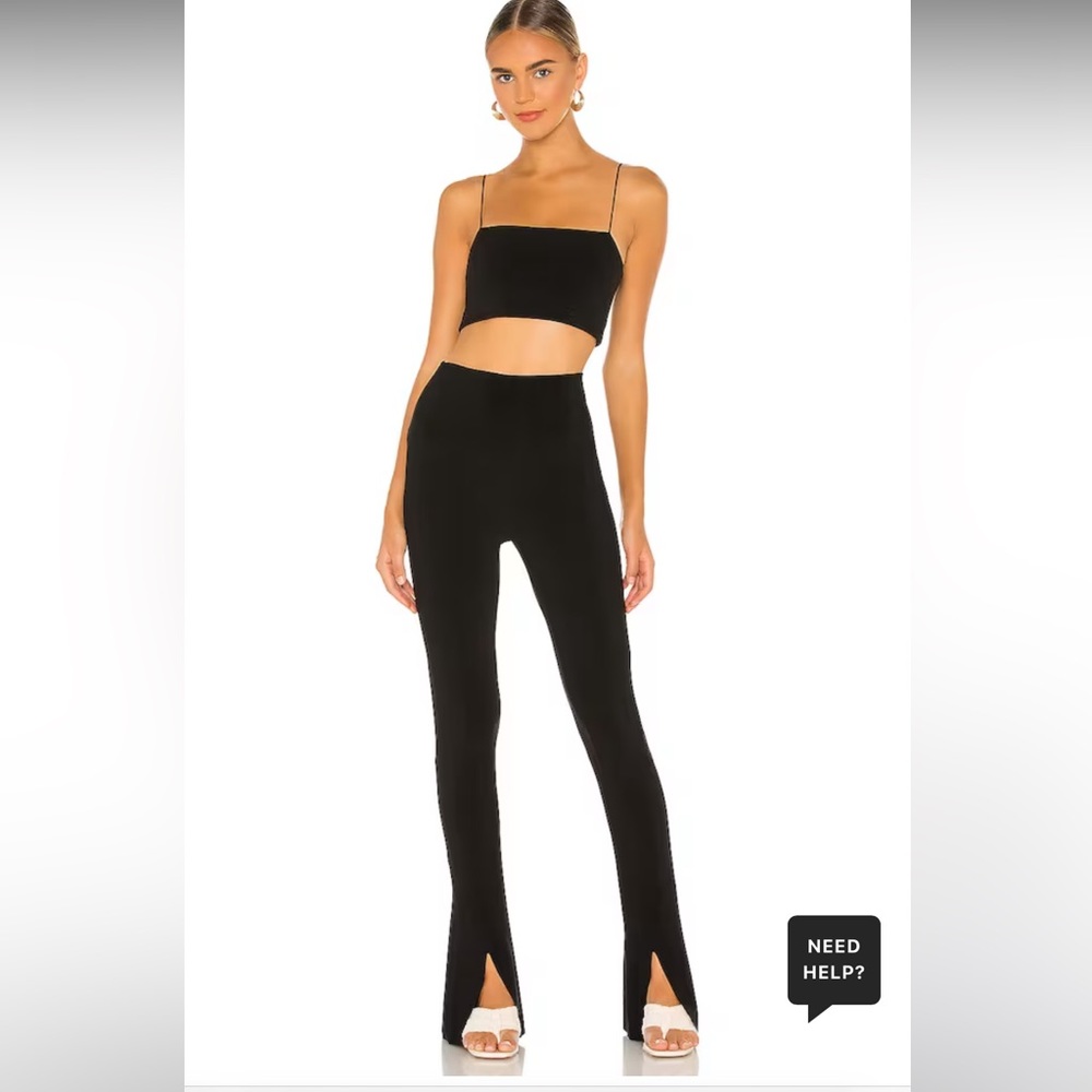 EUC Like new only tried on Norma Kamali Spat Legging  sz M Black